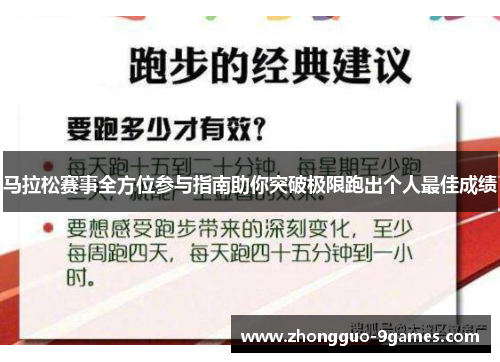 马拉松赛事全方位参与指南助你突破极限跑出个人最佳成绩